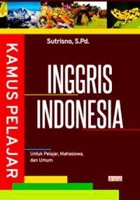 Kamus Pelajar Inggris Indonesia